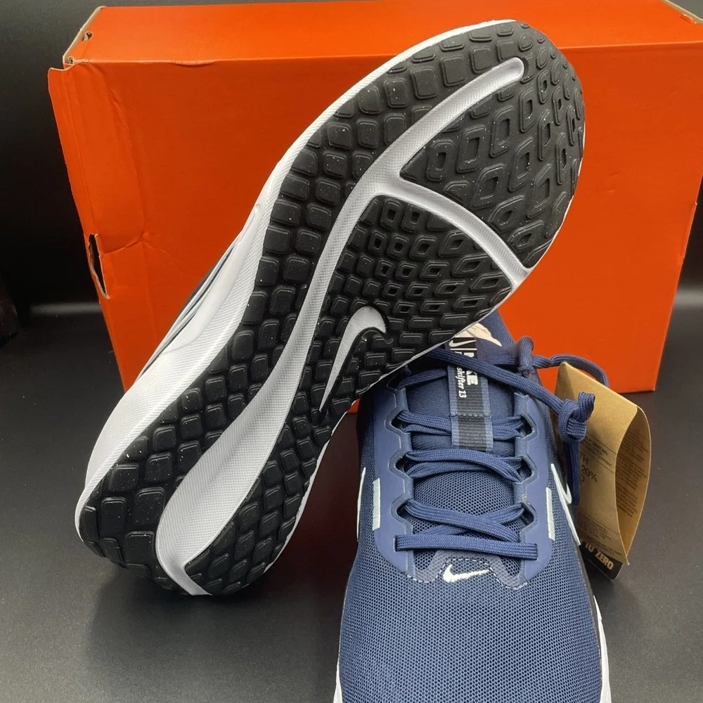 Nike Downshifter 13 Midnight Navy / Pure Platinum‎ FD6454-400 Mens Size 10.5 NEW